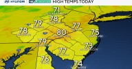 Partly cloudy, cooler than average Labor Day in Philadelphia region. Here's the weather forecast.