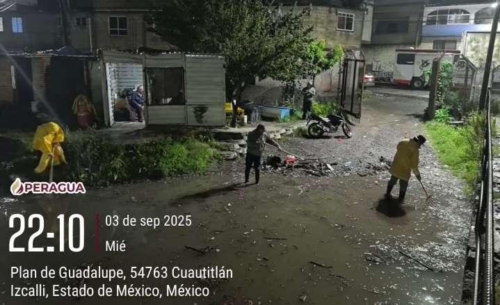 GOBIERNO DE CUAUTITLÁN IZCALLI REFUERZA LABORES TRAS LLUVIAS