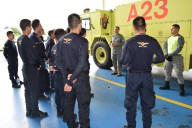 Futuros bomberos de la Aeronáutica Civil se capacitan en Yopal, Casanare