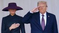 Melania Trump dons most dramatic hat yet - as real reason for failing to curtsy during UK state visit is revealed