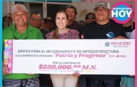Isla Mujeres entrega apoyo de 250 mil pesos a Cooperativas Pesqueras