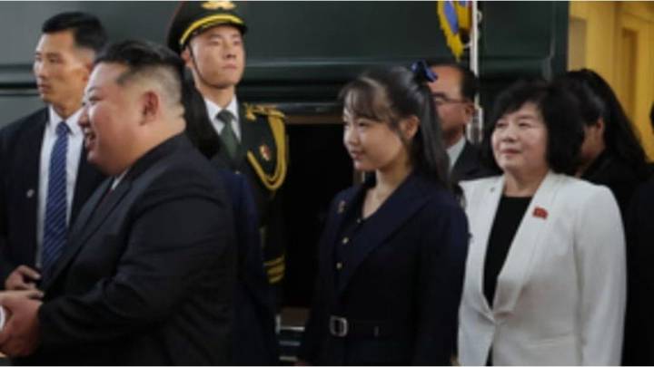 El debut internacional de la hija de Kim Jong-Un en el desfile militar de China
