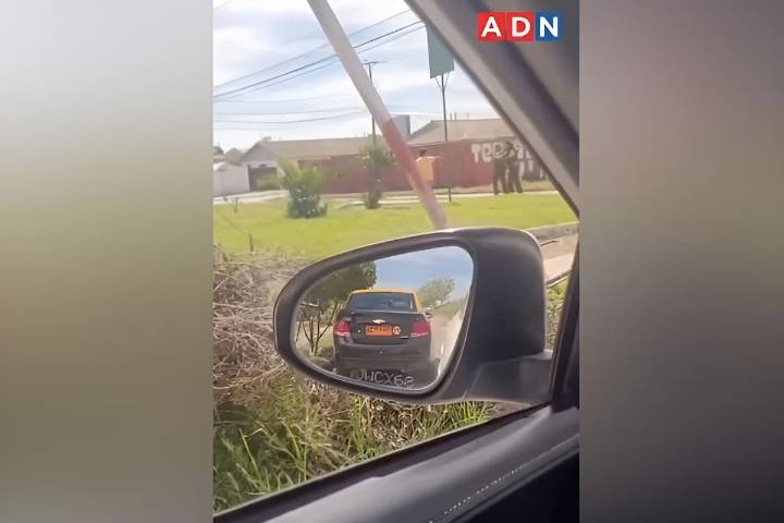 Captan momento exacto en que carabineros dispara a hombre en La Serena: estaba amenazando transeúntes con un hacha