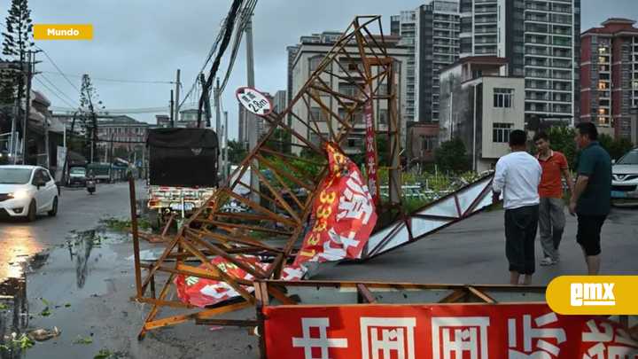 Así fueron las afectaciones del supertifón Ragasa en China y Hong Kong