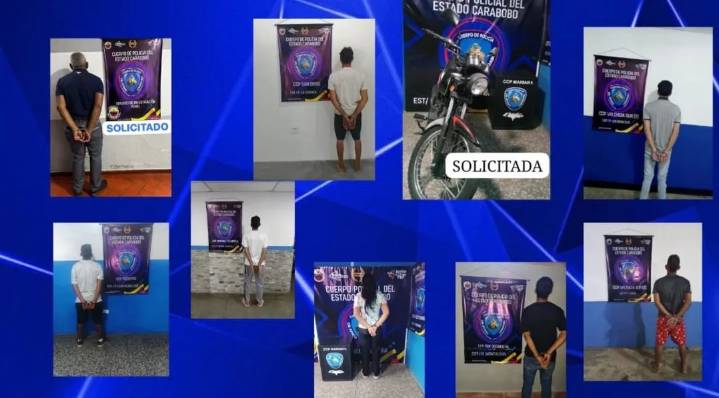 Policarabobo capturó a 19 personas solicitadas y recuperó moto en Mariara