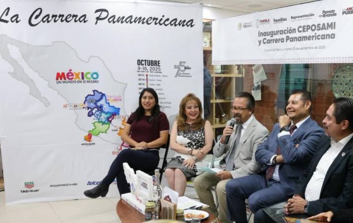Carrera Panamericana 2025 regresa a Puebla con meta en el Zócalo capitalino