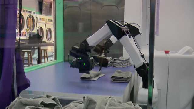 Sacramento laundromat introduces AI robot for folding laundry