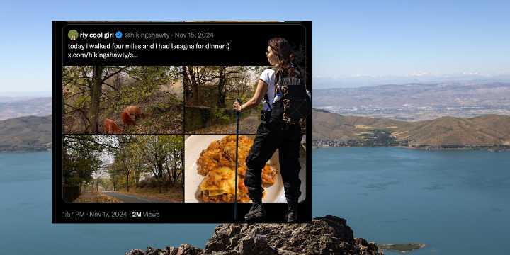 Meet @HikingShawty, the Most Well-Adjusted Person On Twitter