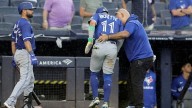 Blue Jays' Bichette sits out series finale against Yankees after collision at the plate