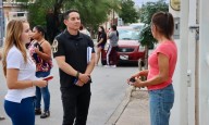 Refuerzan Carla Rivas y Policía Municipal trabajo conjunto con vecinos de Lázaro Cárdenas