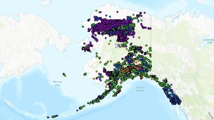 A new map shows where landslides have happened across Alaska