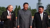 Photos: Xi, flanked by Putin and Kim, hosts China's largest