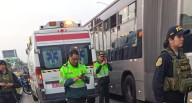 Independencia: adulto mayor falleció tras ser embestido por bus policial en la vía del Metropolitano