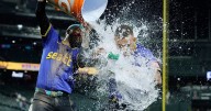 Rookie Harry Ford delivers off bench as Mariners top Angels in 12 to tie for 1st in AL West