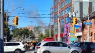 Bathurst closed after home catches fire north of Dupont