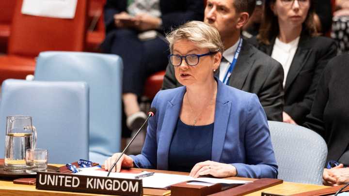 Britain is ‘ready to act’ after Trump backs shooting down Russian jets that invade Nato airspace, says Yvette Cooper