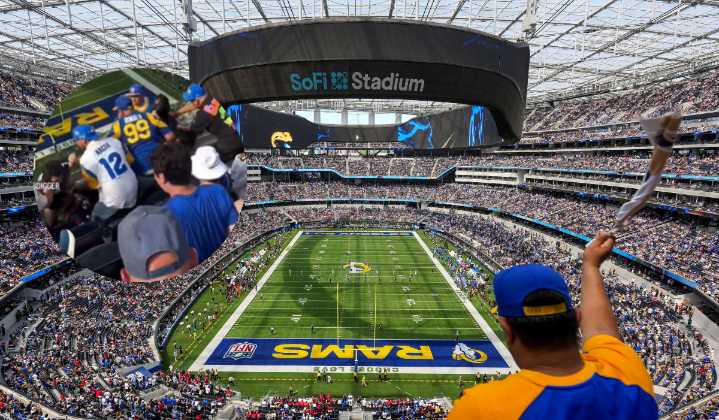 No solo pasa en México: Aficionados de Texans son golpeados por seguidores de los Rams en el Sofi Stadium