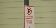 ‘No event parking’ signs up in Oregon Hill neighborhood to deter concert