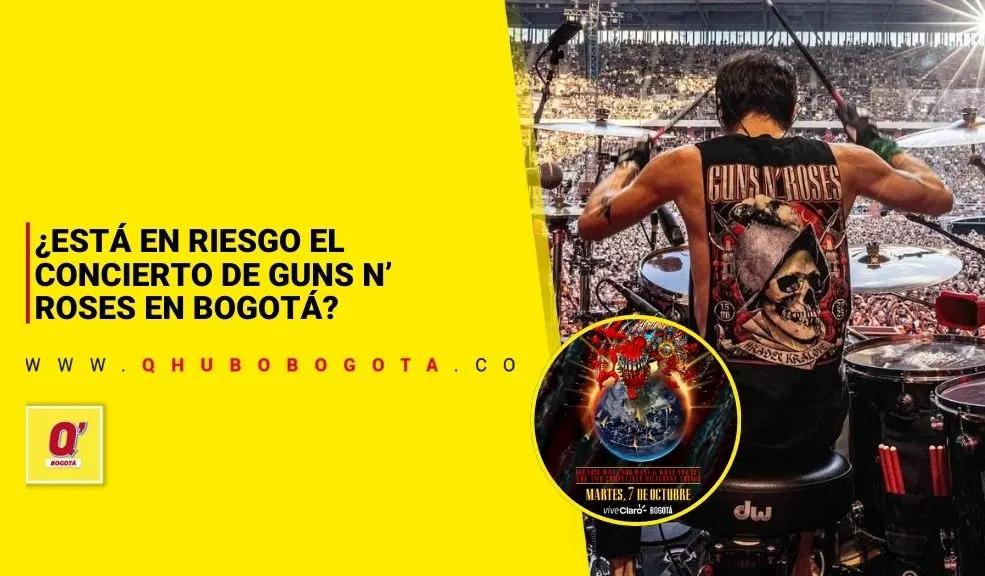 Preocupación en Bogotá por la posible cancelación del concierto de Guns N’ Roses