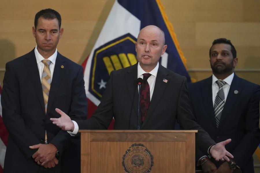 Utah's governor, in impassioned remarks, urges Americans to find 'off