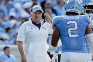 Gio Lopez scores 3 TDs, North Carolina dominates Richmond for Belichick’s first home win