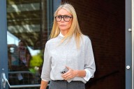 Gwyneth Paltrow Wore Pleated Pants and a Blouse, Get the Look