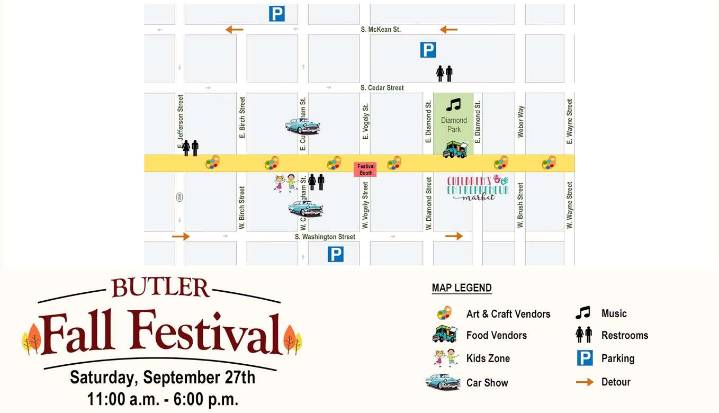 Butler Fall Fest adjusts locations of activities