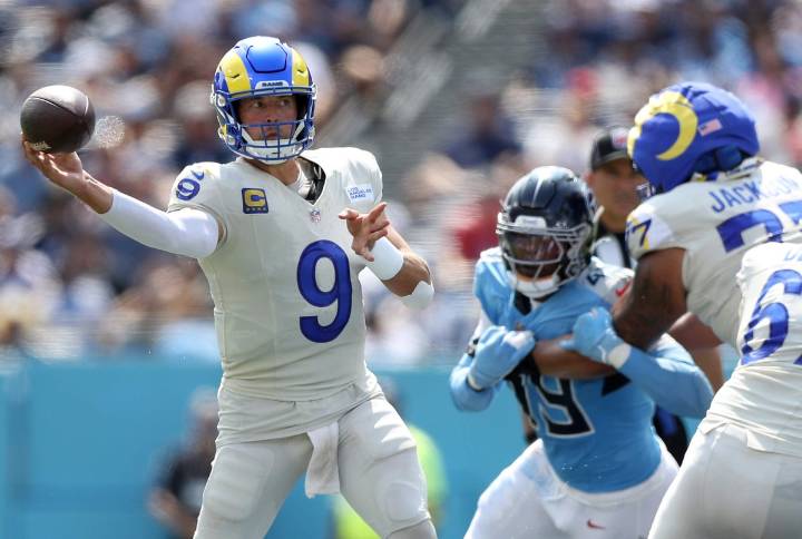 Matthew Stafford, the Rams' commander in chief, was as cool as can be vs. Titans