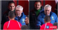 Ancelotti furioso con Cristian Garay: DT encaró a árbitro chileno por polémico penal cobrado a Bolivia