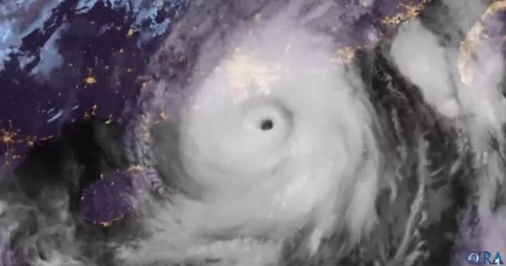VIDEO: Desde el espacio, captan como el tifón "Ragasa" tocó tierra en China