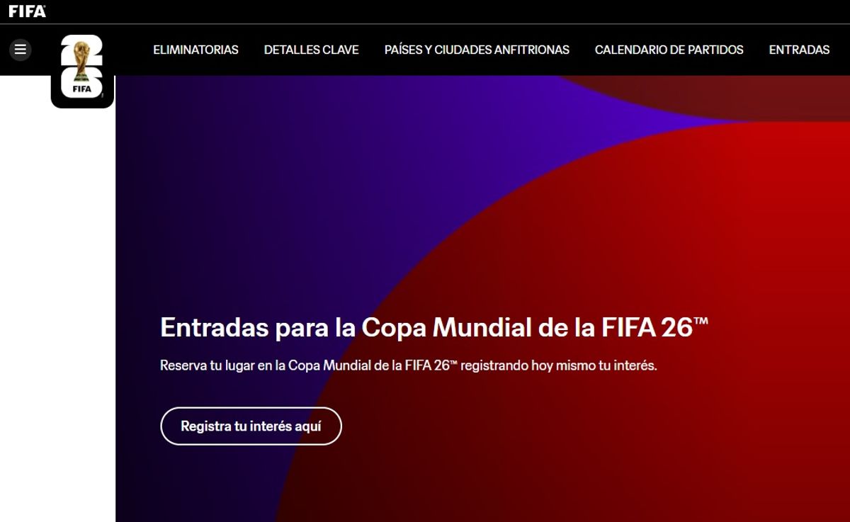 Con largas filas virtuales, inicia registro para venta de boletos del Mundial 2026