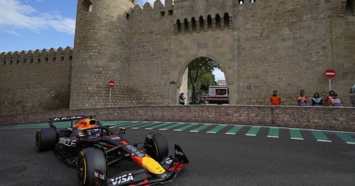 Baku F1 Azerbaijan qualifying: Max Verstappen, Oscar Piastri