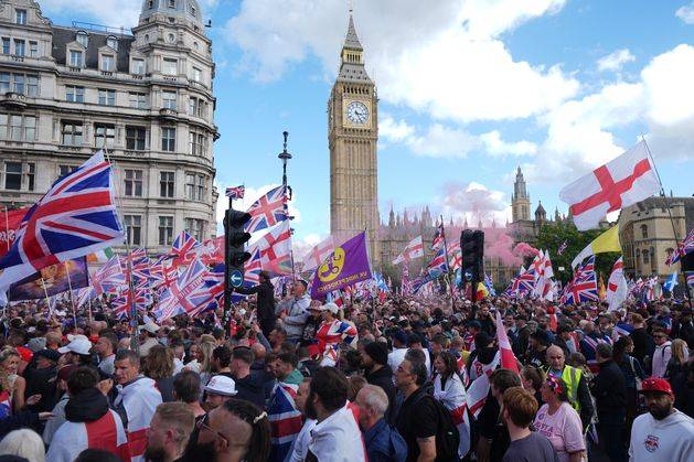 Tommy Robinson protest ‘klaxon call’ for MPs to address immigration