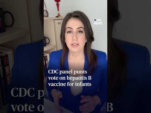 CDC panel punts vote on hepatitis B vaccine for infants