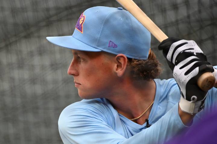 Ethan Holliday, Rockies' top prospect, displays power at Coors Field