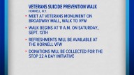 Veterans Suicide Prevention Walk being held in Hornell Saturday
