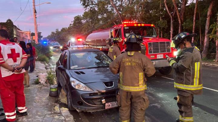 Bomberos atienden la explosión de un tanque de gas en la Av. Politécnico