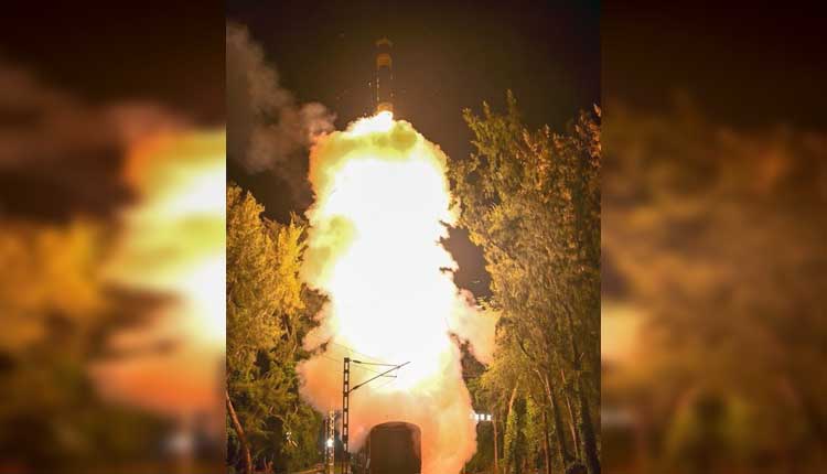 India Successfully Tested Intermediate Range Agni-Prime Missile From Rail Based Mobile Launcher System: Defence Minister Singh