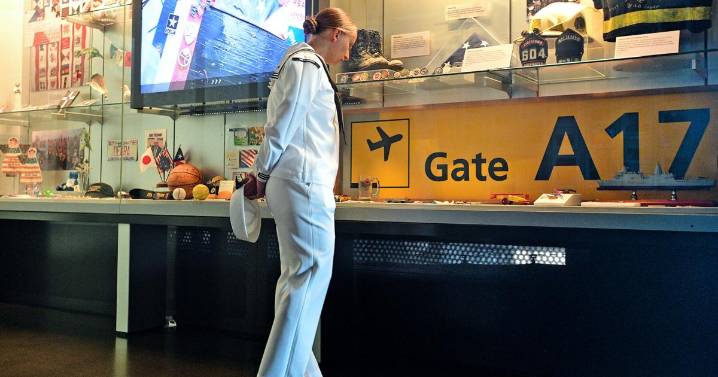 Sign for airport gate used by Flight 93 passengers added to memorial display