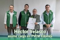 Héctor Velasco, excolaborador de Peña Nieto, asume cargo en PVEM Edoméx