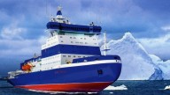 El barco rompehielos más colosal del planeta Tierra: con más 170 metros abre rutas esenciales en el Ártico