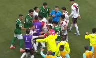 Marcos Acuña protagonizó un picante cruce con Vítor Roque y los suplentes de Palmeiras