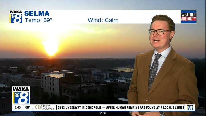 A few showers or thundershowers could develop Wednesday afternoon