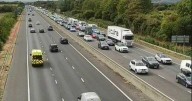 Live: M5 traffic stopped by crash at Devon