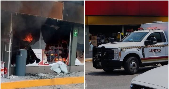 Arde Tabasco: Quema de autos y comercios desatan el pánico en Villahermosa