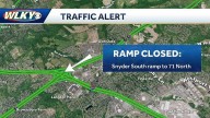 Traffic alert: Gene Snyder Freeway road work may cause delays Wednesday