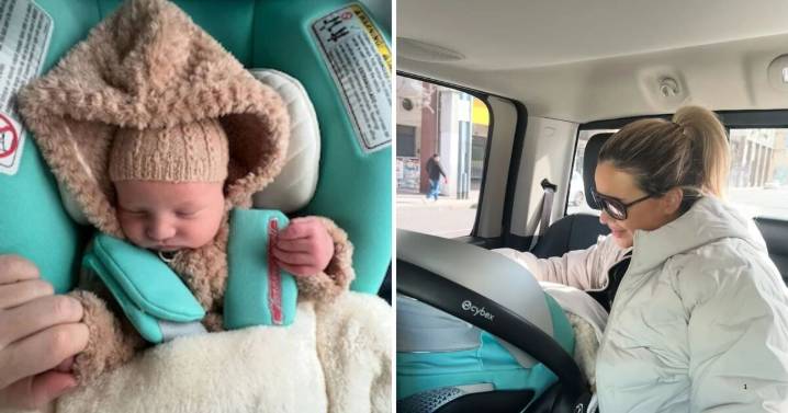 Alejandra Maglietti compartió las primeras fotos de su bebé: "Estamos hipnotizados"