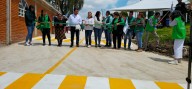 Entrega obra-compromiso número 13 el gobierno de Juan Manuel López Adán
