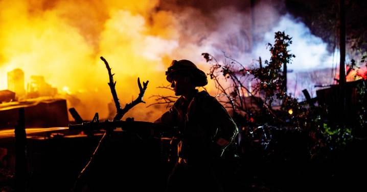 Wildfire burns into historic California Gold Rush town amid hundreds of lightning strikes