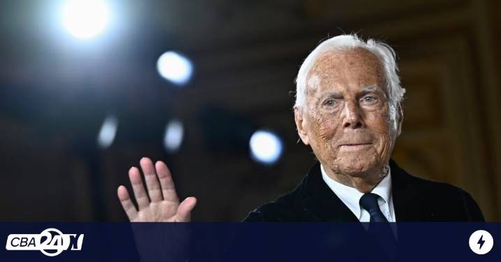 Murió el diseñador italiano Giorgio Armani a los 91 años